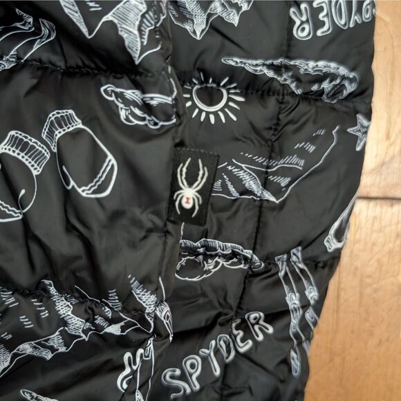 Spyder Infant Boys 1 Piece Hood Snowsuit Bodysuit 9-12 Month Black Red NWOT - Picture 9 of 9